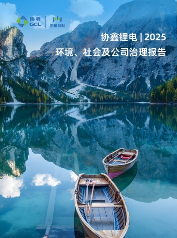 2025年协鑫锂电环境、社会及管治报告